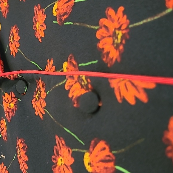 HM Floral Print Button Down Light Weight Jacket - Picture 3 of 4